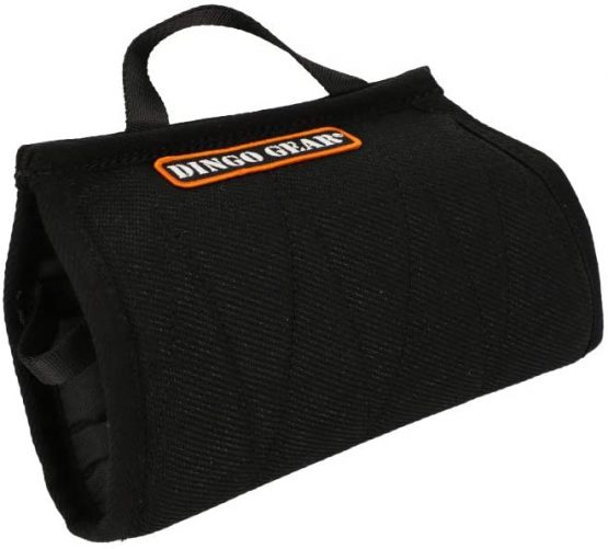 DINGO GEAR Universal Bite Pad for Dog Training Mini Sleeve Soft 1 Handle Nylcot, Black S00701