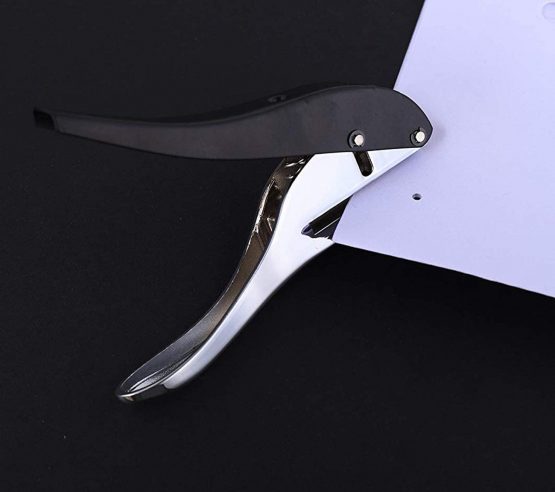 LoongGate Heavy Duty Puncher,Single Round Hole Puncher Hand held Tool for ID Cards PVC Sheet Badge Photos Tags (3mm(1/8'')) - Image 4
