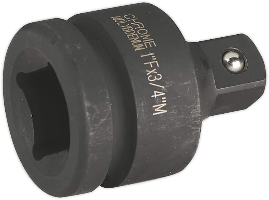 Sealey Ak5405 Impact Adaptor 1Sq Drive Female - 3/4Sq Drive Male, Black, 3/4"