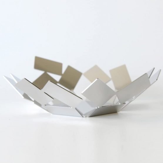 Alessi | La Stanza dello Scirocco MT01 - Design Fruit Basket in 18/10 Stainless Steel, Mirror Polished - Image 2