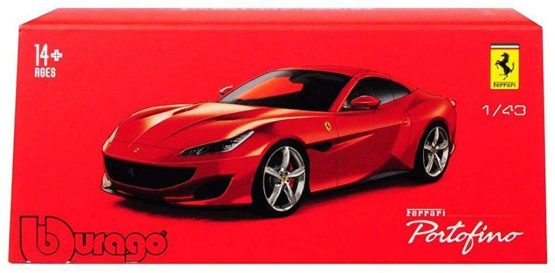 Bburago 15636909 1:43 Ferrari Signature Portofino, Red - Image 3