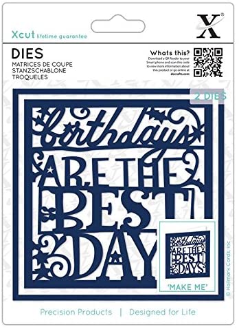 Xcut Dies Birthdays Are The Best Days, Carbon Steel, Art & Craft, Cutting Tool Supplies, Beautiful Decoration, Card Making