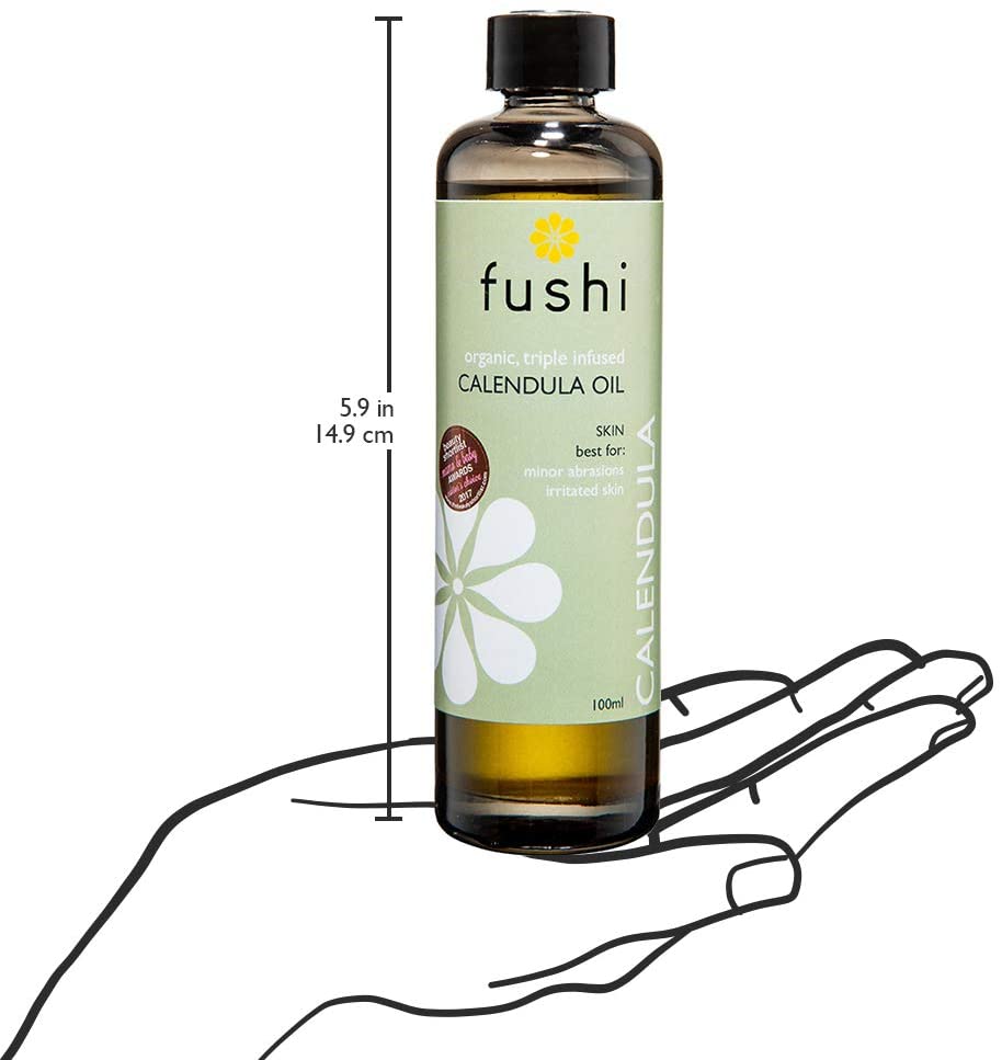 Fushi Organic Calendula Oil 100ml, 100 ml (Pack of 1) - Image 3