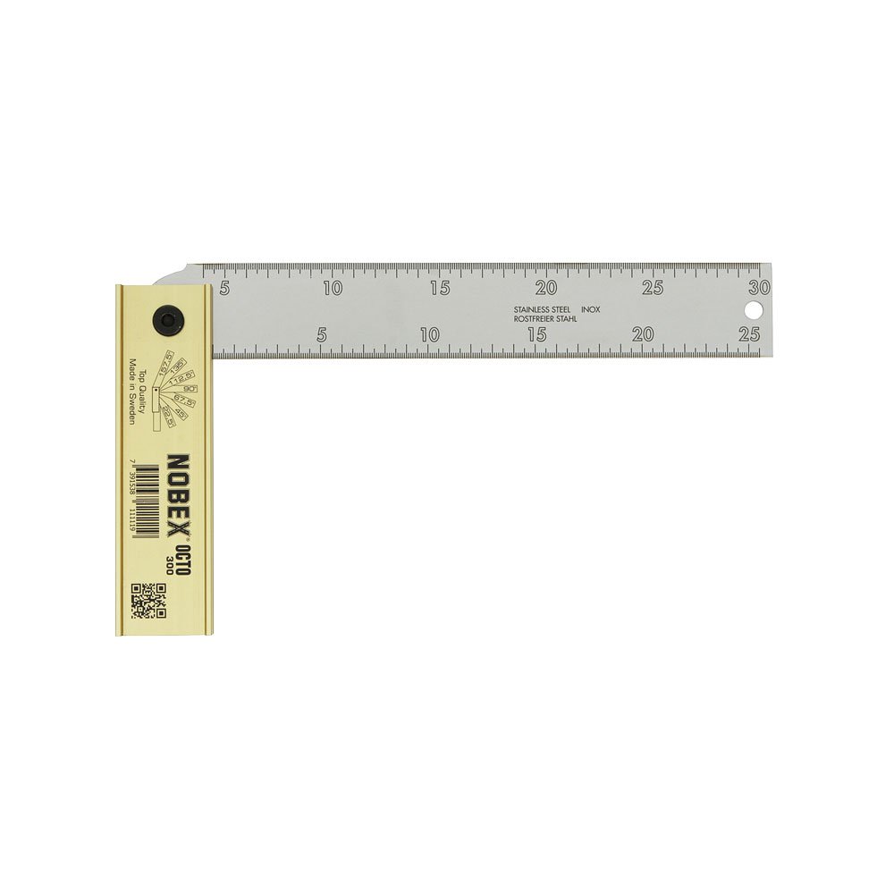 Nobex - 0080100 - Octo 300 Folding Square - 8 Angles - 300 x 250 mm, gold