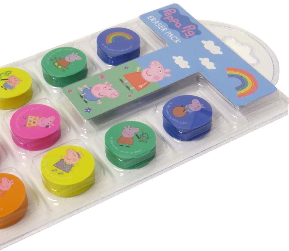 Disney - Peppa Pig Erasers 10 PK, PENVE2, multi-coloured - Image 2