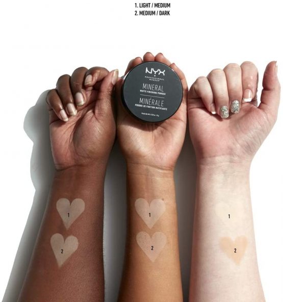 NYX Professional Makeup Mineral Finishing Powder, Loose Format, Matte Finish, Oil Absorbing, Vegan Formula, Shade: Light/Medium - Image 3