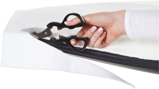 Leifheit Ironing Board Padding, High Quality , For all ironing surfaces, Universal - cut to size 140 x 40 cm, Molleton felt, foam pad, ironing board foam - Image 2