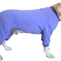 BT Bear Large Dog Clothes, Protect Joints Anti-Hair Four-legged Dog Pajamas Dog Jumpsuit Pet Clothes For Medium Dogs Large Dogs (Purple)