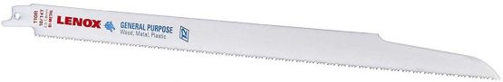 Lenox 20583-110R Reciprocating Saw Blade, White, Set of 5 Pieces