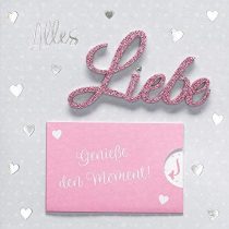 General Lettering Surprise Card - All Love - 15 x 15 cm