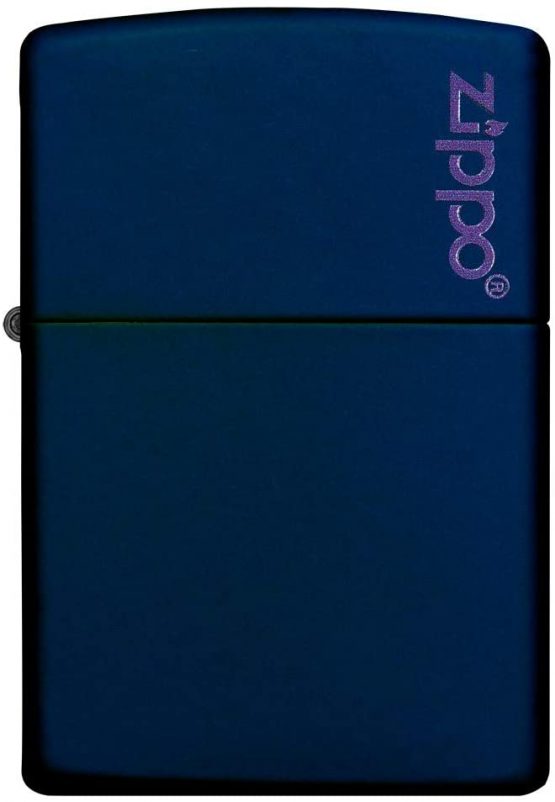 Zippo Windproof Lighter|Metal Long Lasting Zippo Lighter |Best with Zippo Lighter Fluid| Refillable Lighter|Perfect for Cigarettes Cigars Candles |Pocket Lighter Fire Starter |Classic Navy Matte Zippo - Image 2