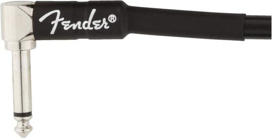 Fender Professional Series - Instrument Cables - 15' (BQ 6) 4.5 Metre,Black (Angled) - Image 2