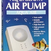 Interpet Aqua Air Oxygen Pump for Aquarium Fish Tank Aeration, Quiet, Powerful, 2 Outlets, AP4 for Aquariums 150+ Litre