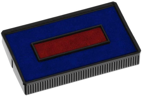 COLOP E/200/2 Blue/Red Replacement Pad - Single