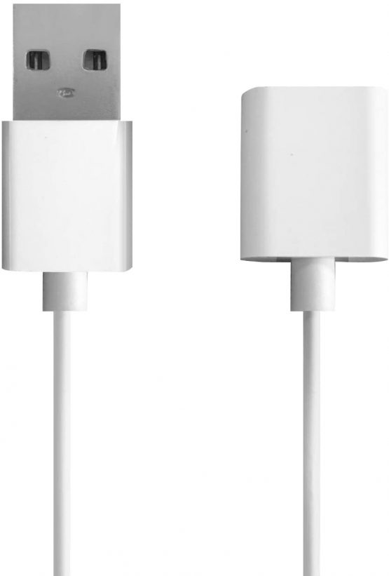 TechMatte Flexible (Male to Female) Charging Adapter Cable for Apple Pencil and iPad Pro (1.5 Meters, White) - Image 4