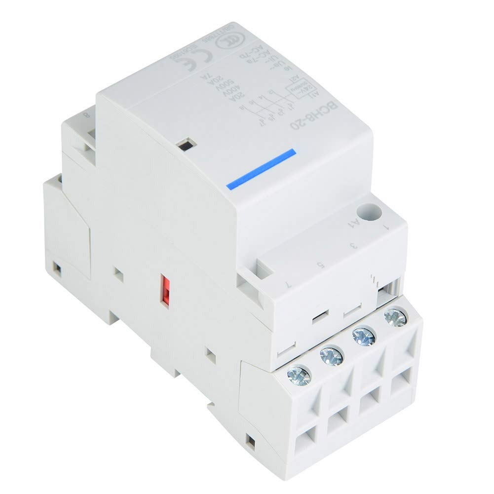 20A 4 Pole DIN Rail Mount AC Contactor Household AC Contactor 4NO 50/60HZ 220V/230V(220V/230V) contattore 4 poli bobina 220v - Image 4