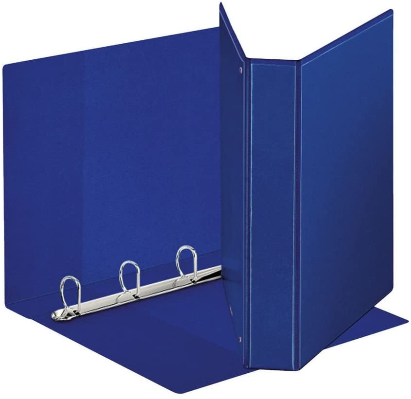 ESSELTE Display Folder Made of PP (2 Pockets) with Rings 4-65 - Q - f.to Maxi - Blue - 394758500, diametro 65 mm