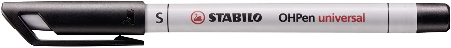STABILO OHP Pen OHP Pen Soluble, Superfine, Wallet of 4, Assorted Colours, Superfine Wallet of 4 Assorted Colours - Image 2