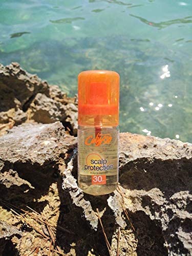 Calypso Hair & Scalp Protection Spray SPF30 Non Greasy High Protection UVA and UVB, 50ml, Clear/Orange, 50 ml (Pack of 1) - Image 3