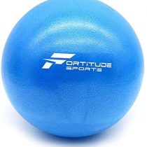 Fortitude Sports Yoga Ball 25cm | Mini Gym Ball for Pilates, Yoga, Fitness, Stability and Physical Therapy | Mini Pilates Ball With Inflation Straw