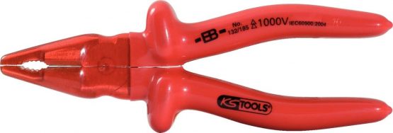 KS Tools 117.1711 CLASSIC 1000V comb pliers, 185mm