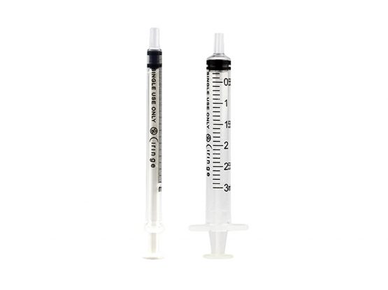 Ciringe 1 ml and 3 ml Syringe - 20 Sets