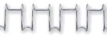 GBC MultiBind Binding Wires, 12 mm, 100 Sheet Capacity, A4, Silver, Pack of 100, IB161230