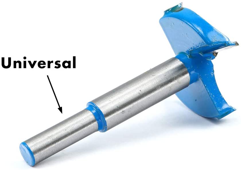 1-3/5 Inch 40mm Forstner Drill Bit Woodworking Hole Saw Wood Cutter,Professional Alloy Steel Wood Drilling Woodworking Hole Boring Bits Power Rotary Cutting Tool (Blue) - Image 4
