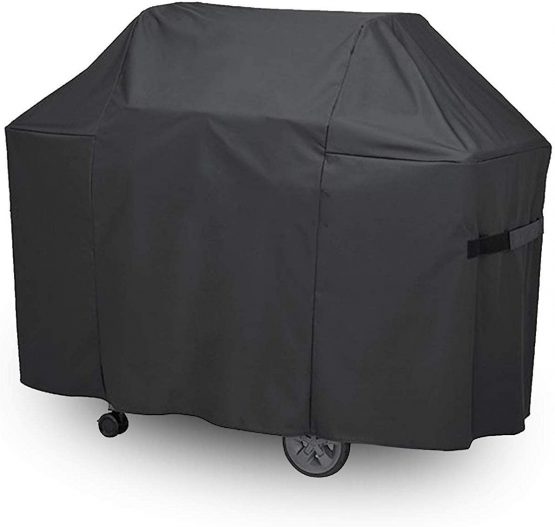 GFTIME 7130 Grill Cover for Weber Genesis II 3 Burner Grill and Genesis 300 Series, Heavy Duty 58 Inches BBQ Grill Cover for Weber Genesis 310/ Genesis 330/ Genesis II 310 (147L x 63W x 113H CM)