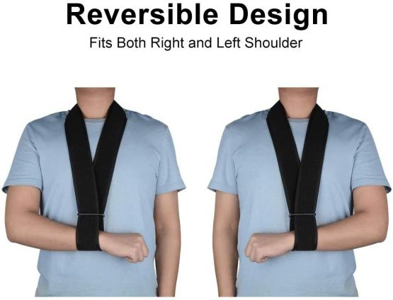 SupreGear Arm Sling, Lightweight Neck Support Collar Immobilizer Simple Arm Sling Breathable Medical Shoulder Support for Injured Arm/Hand/Elbow - Image 2