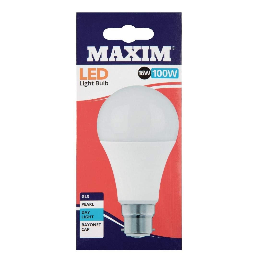 Maxim LED GLS Bayonet Cap (Daylight White) - 16watt (100watt) (Pack 10), 100MLGBCDL5X10, Day Light, 60MM - Image 2