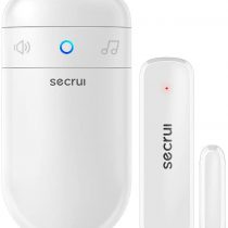 Door Alarm, Secrui Wireless Door Window Contact Sensor 120dB Alarm Sensor 4 Modes Wireless Door Open Sensor Alarm Chime Burglar Anti-Theft for Kids Safety Home Shop Security (2 Pack)
