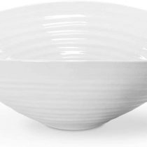 Sophie Conran for Portmeirion CPW76821-X Salad Bowl, Porcelain, White, 33 x 33 x 11 cm
