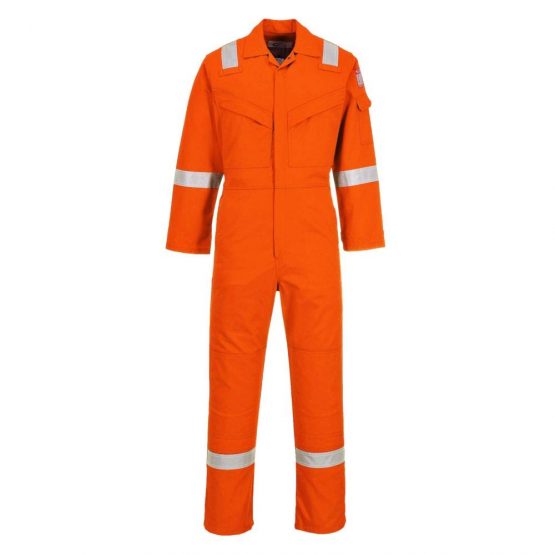 Portwest FR21GRRXL FR Super Light Weight Anti-Static Coverall 210g, X-Large, Grey - Image 3