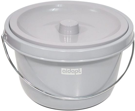 Aidapt Bucket and Lid for Bewl Shower Commode Chair (Eligible for VAT relief in the UK)