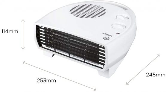 Dimplex DXFF20TSN Electric Flat Fan Heater, 2 Kilowatt - Image 4