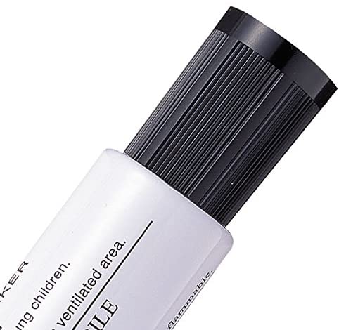 Pentel Jumbo Felt Pen, Large Chisel tip, Black Permanent Ink, 1 Pack of 6 Markers, 1 count (Pack of 6) - Image 3