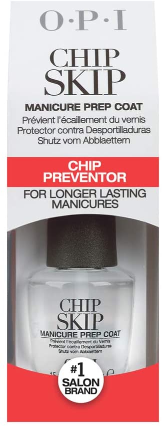 OPI Chip Skip Manicure Prep Coat 15 ml, Clear, 15 ml (Pack of 1)