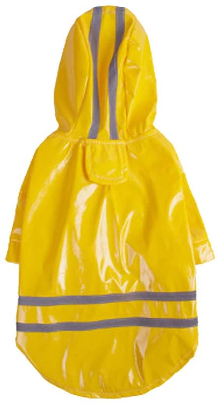 Outdoor Puppy Pet Rain Coat with Hood Waterproof Jackets PU Reflective Raincoat for Dogs Cats Apparel Clothes - Image 3