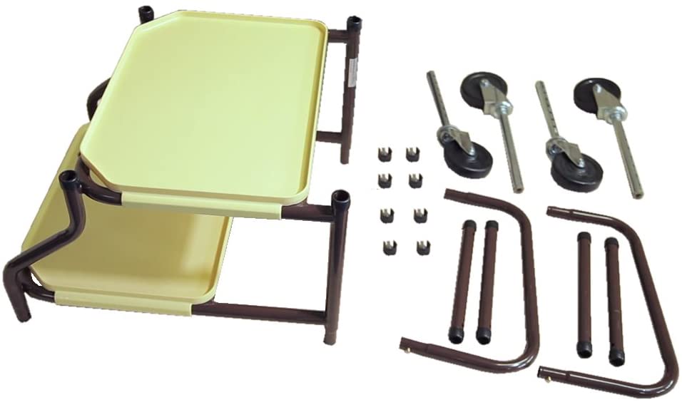 NRS Healthcare M03792 Home Helper Trolley - STANDARD (Eligible for VAT relief in the UK), Brown, Pack of 1 - Image 4