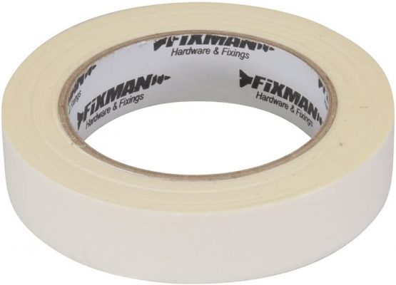 Fixman 193178 Low Tack Masking Tape 25 mm x 50m