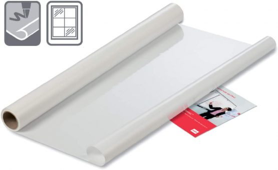 Nobo Whiteboard Sheets - Stick Anywhere for an Instant, Removable Dry Wipe Surface, 800 x 600 mm, Pack of 25, White, Instant Dry Wipe Electrostatic Sheets, 1905156