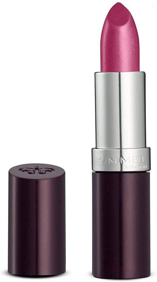 Rimmel Lasting Finish Lipstick 086 Sugar Plum, Creamy Satin Finish, Long Lasting 8 HR Wear, Comfortable Formula, Rich Pigment