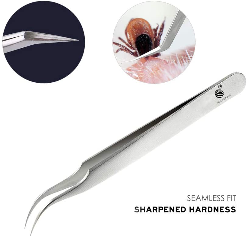 Tick Remover Tools for Dogs, NatureAqua Professional Stainless Steel Tick Remover for Humans Cats & Dogs - Image 2