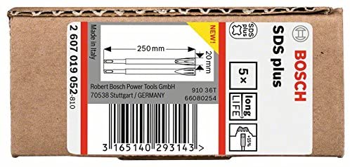Bosch 2607019052 20 x 250 mm SDSplus Flat Chisel, Grey, 250 x 20 mm - Image 2