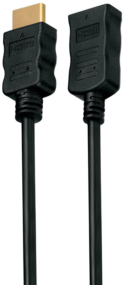 HDSupply X-HC005-XXXE high speed HDMI extension cable with Ethernet, HDMI-A plug (19-pin) to HDMI-A female connector (19-pin) - Image 2