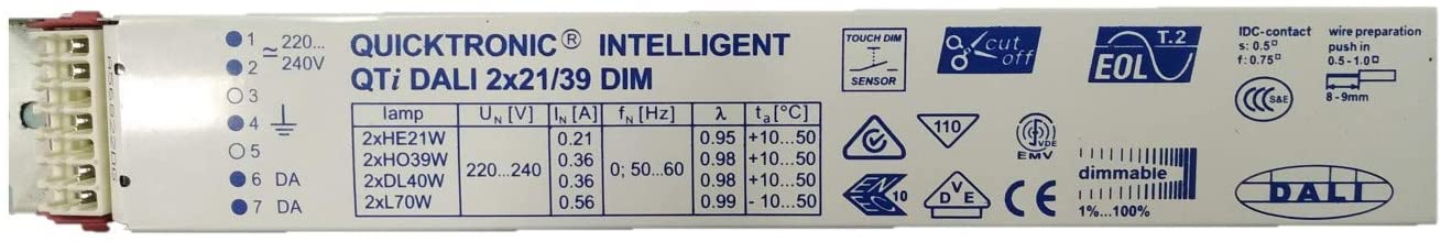 Osram QTi DALI 2x21/39 DIM Special Lighting, White - Image 3