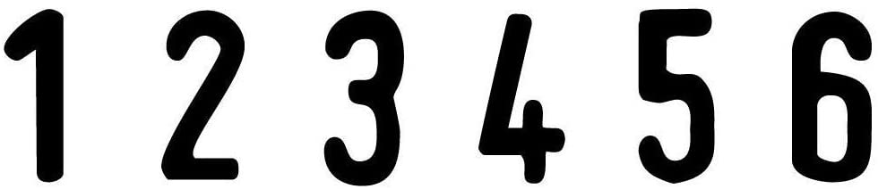 Trodat Printy 4836 Stamp 6 "Height, 3.8 mm, Black, 20 x 4 mm - Image 2