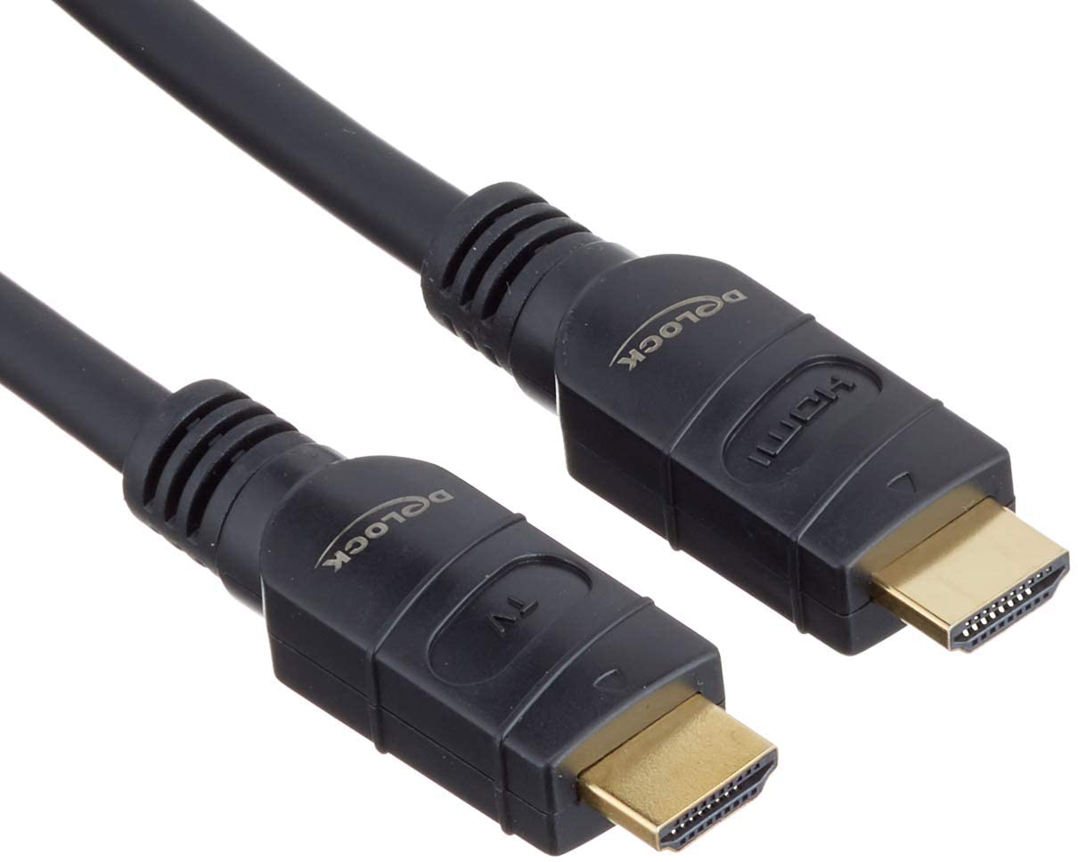 Delock Active HDMI Cable 4K 60 Hz 15 m, 15 Meters
