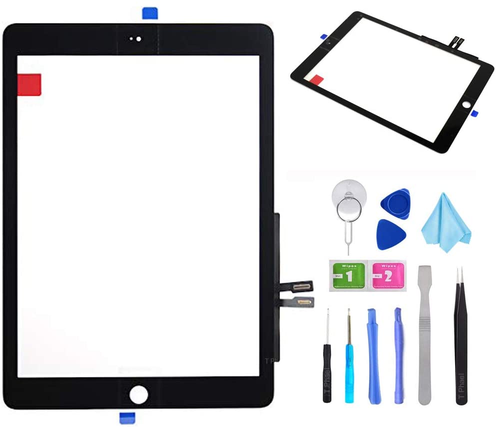Black Touch screen Digitizer Repair Kit for iPad 9.7″ 2018 iPad 6 6th